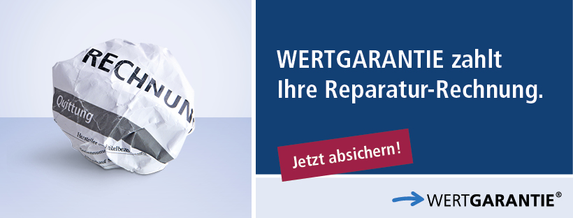 Reparatur Rechnung zahlt Wertgarantie